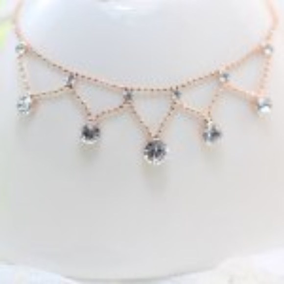 Jewelry - Rhinestone Pendent Beaded Anklet